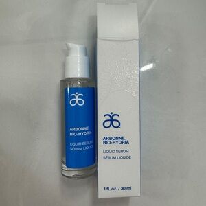 Arbonne Liquid Serum in White and Blue Packaging